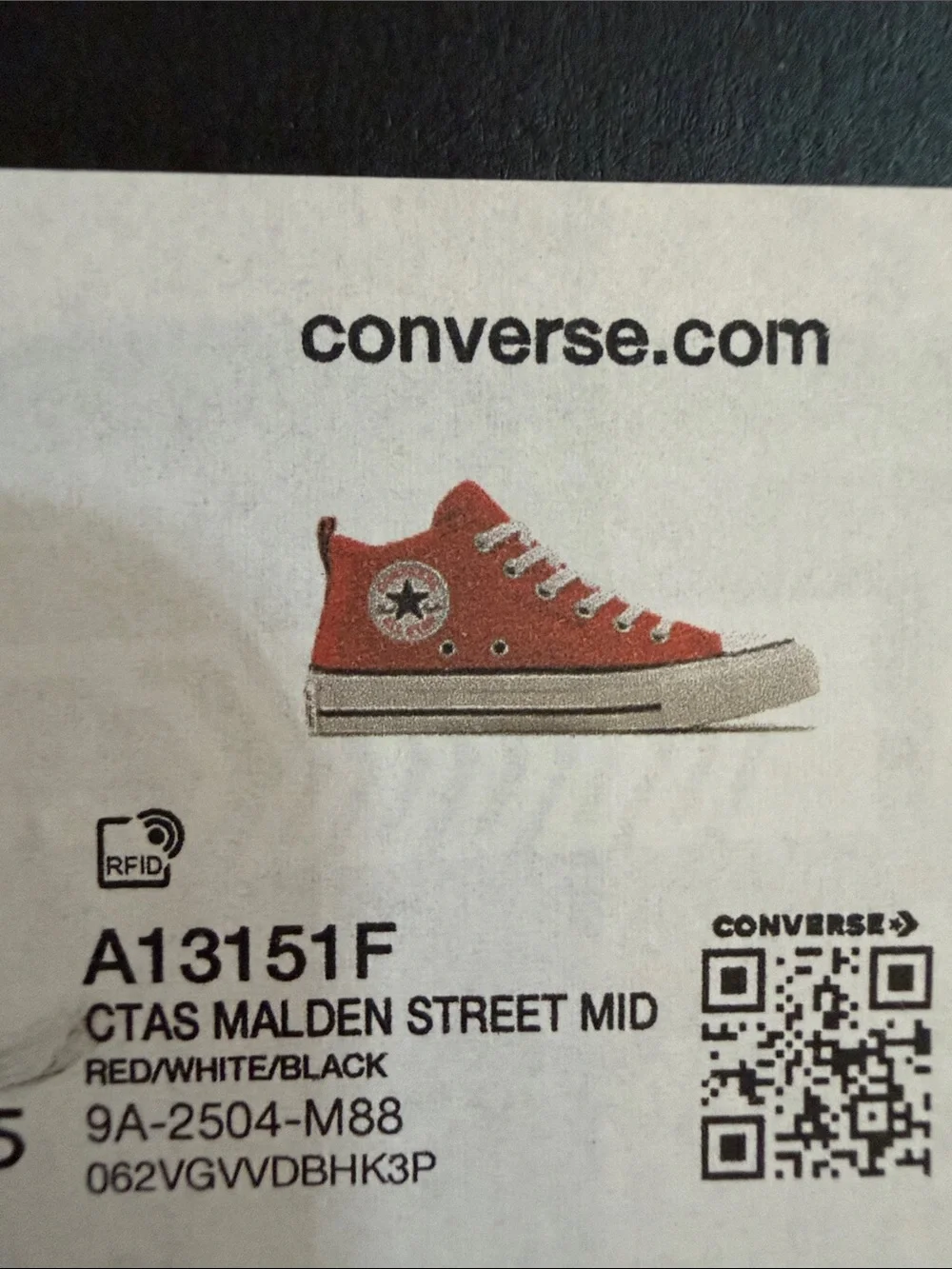 Converse CTAS sneakers Malden st mid youth 6 women’s 8